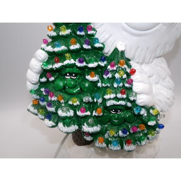 Vintage Retro style Tree Hugger Abominable Snowman Yeti Two Trees goggly eyes - Picture 13 of 16